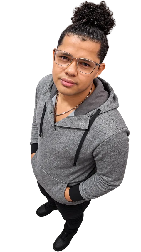 Ejemplo visual de perfil para una página personal premium